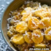 Caramelized Banana Oatmeal Bowls with Coconut and Chia