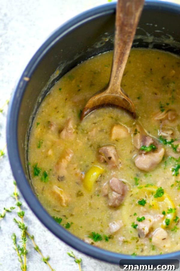 Instant Pot Zesty Lemon Herb Butter Chicken 4 Incredibly flavorful, fall-apart tender lemon herb butter chicken is made in MINUTES in the instant pot and so good piled over hot noodles or rice!