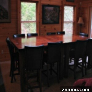 Making Memories in Tennessee: A Family Photo Story 5 Large Dining Table for Family Meals