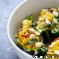 Goat Cheese Couscous Sun-Dried Tomato Stuffed Poblano Peppers