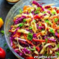 Peanut Sesame Thai Noodle Crunch Salad
