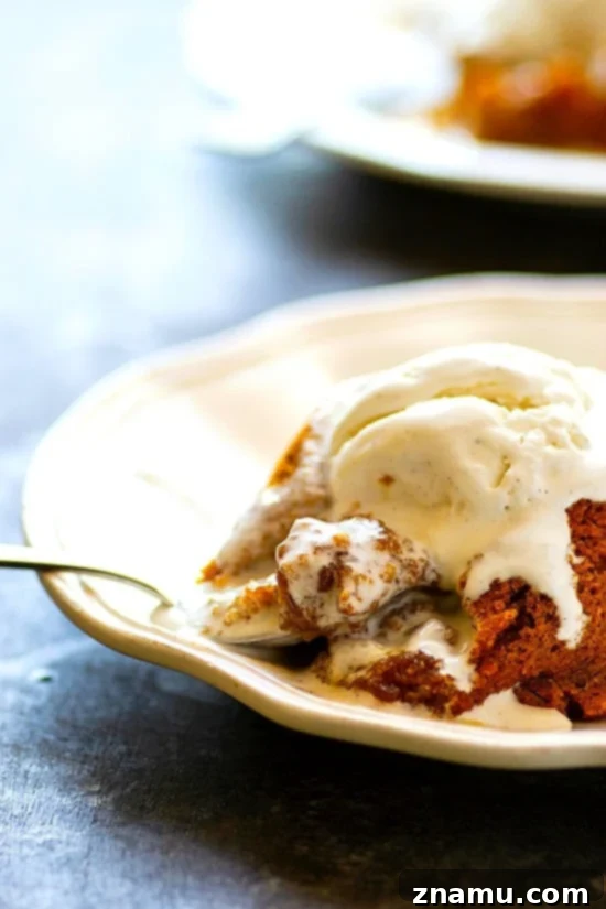 Molten Pumpkin Chai Caramel Flow 2 Salted Caramel Chai Pumpkin Lava Cakes - Cozy chai spices and warm salted caramel take these pumpkin lava cakes completely over the top! Serve them warm with a big scoop of vanilla ice cream and welcome to fall heaven.