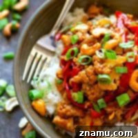 Miso Sweet Pepper Cashew Cauliflower Stir-Fry - Flavorful miso transforms this sweet pepper cashew cauliflower stir-fry into one for the dinner record books! You won't even miss the meat in the least bit.