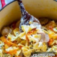 Caramelized Onion and Sausage Farfalle with Creamy Chèvre 7 Creamy Goat Cheese Bow Ties with Caramelized Onions and Sausage.