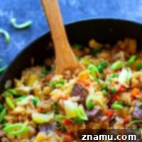 Sizzling Hawaiian Pineapple Steak Fried Rice 7 Hawaiian Pineapple Steak Fried Rice ready to be served