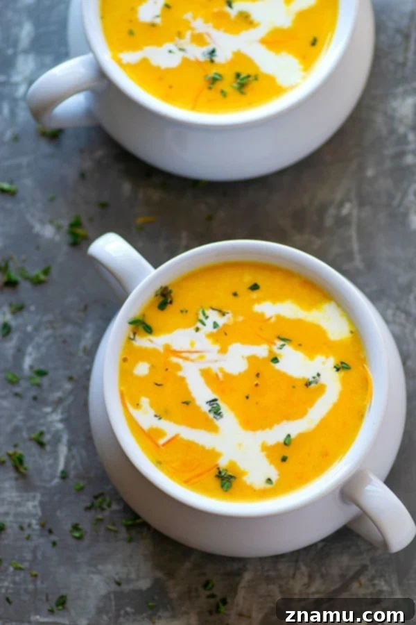 Velvet Pumpkin Beer Cheese Soup 3 A close-up of the smooth, vibrant orange texture of Pumpkin Beer Cheese Soup, showcasing its rich and creamy consistency.