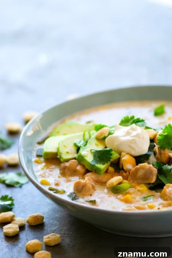 Instant Pot Poblano Turkey White Chili - Put your turkey leftovers to the BEST use in this poblano turkey white chili that's made entirely in the instant pot, super creamy, extra hearty, and kicked up with spicy poblano!