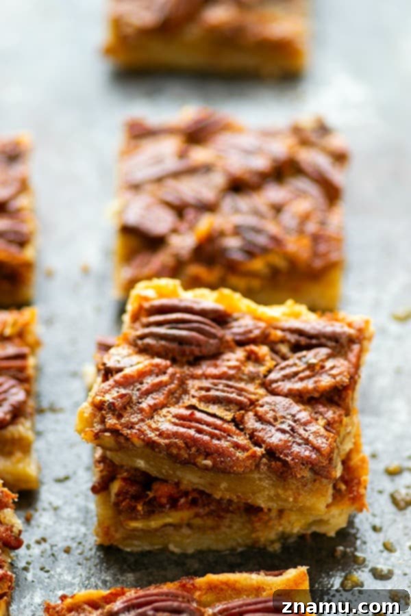 Golden Maple Pecan Slab 3 Golden brown Maple Pecan Slab Pie, ready for serving at a holiday feast