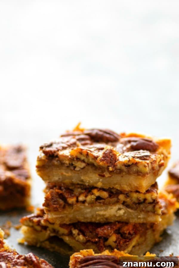 Golden Maple Pecan Slab 5 Slice of Maple Pecan Slab Pie showing the crunchy pecan topping and smooth filling