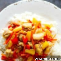 Aloha Teriyaki Chicken Skillet 7 Hawaiian Chicken Teriyaki Stir-Fry - Packed with sweet tropical teriyaki flavors and made in less than an hour, this Hawaiian chicken teriyaki stir-fry will quickly become a permanent dinner item!