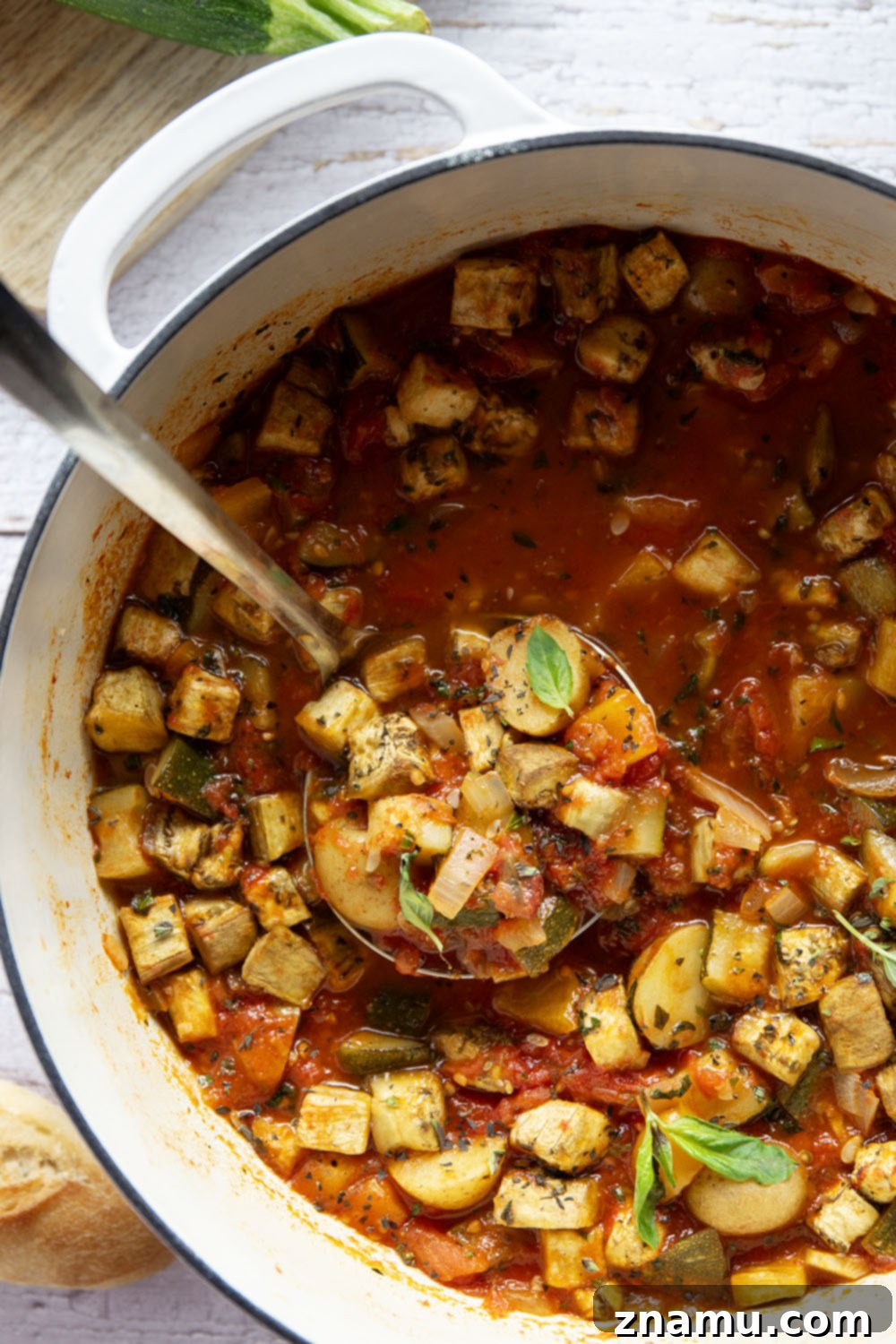 Ciambotta The Italian Ratatouille 5 Hearty Italian Ratatouille (Ciambotta) ready to be served.
