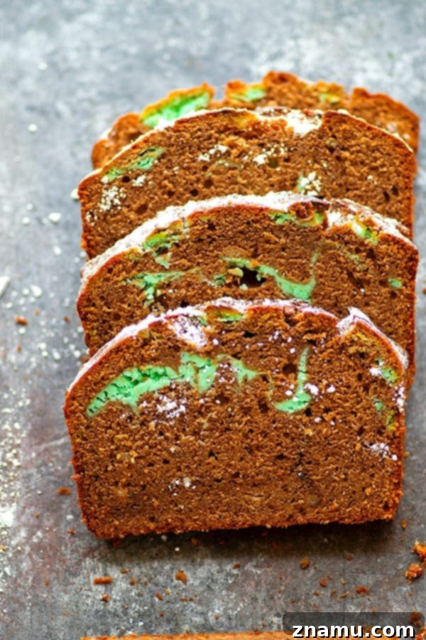 Chocolate Mint Cheesecake Pound Bliss 2 Decadent Chocolate Mint Cheesecake Pound Cake with a beautiful green swirl