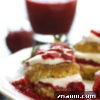 Strawberry Rhubarb Shortcake with Bright Honey Lemon Whipped Cream 7 Strawberry rhubarb shortcake is the most amazing summer indulgence! Flaky homemade biscuits are filled with plenty of honey lemon whipped cream and tangy strawberry rhubarb sauce.