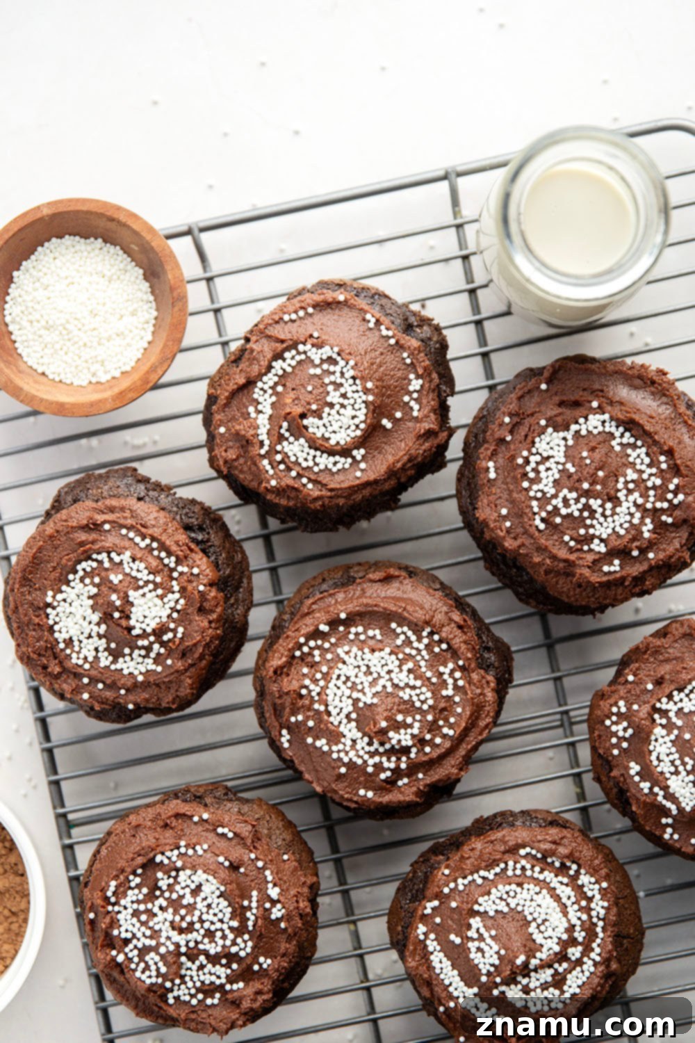 Decadent Double Chocolate Cupcakes 3 Rich and moist chocolate cupcakes with chocolate buttercream frosting are easy to make at home and perfect for any cake occasion!