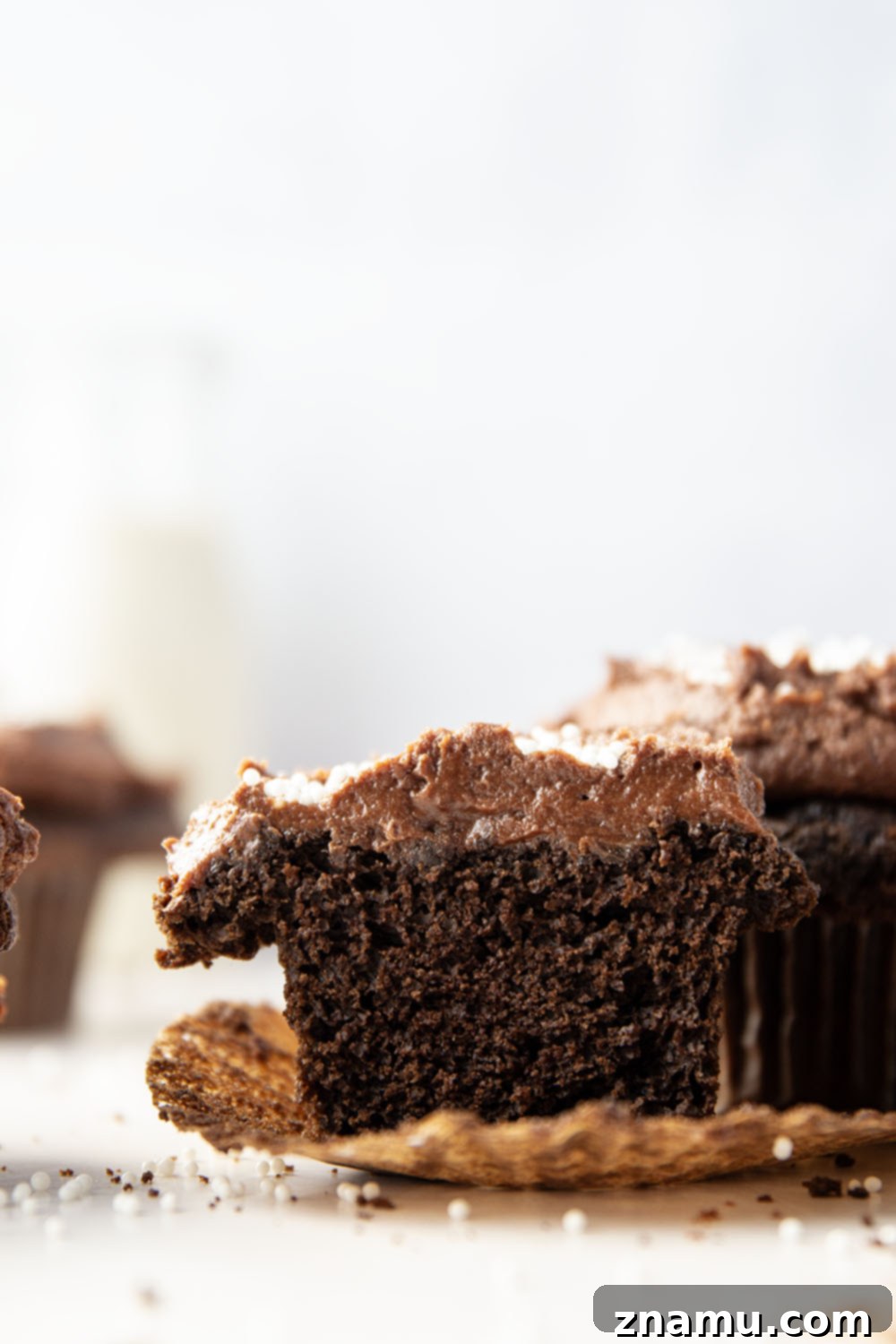 Decadent Double Chocolate Cupcakes 4 Rich and moist chocolate cupcakes with chocolate buttercream frosting are easy to make at home and perfect for any cake occasion!