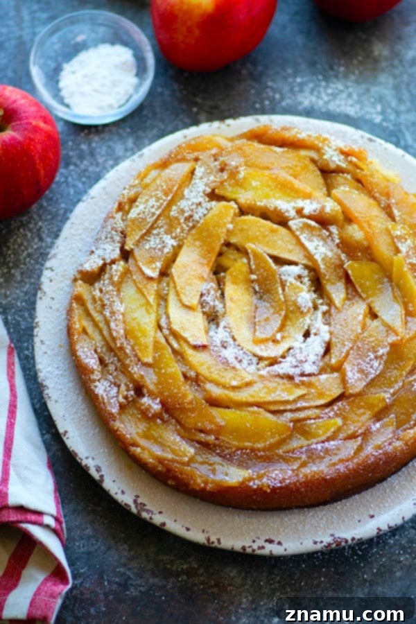 Ricotta Apple Rum Delight 3 Rich ricotta and spiced rum in the cake batter and a caramel apple upside down topping make for an incredible cake duo in this stunning apple rum cake!