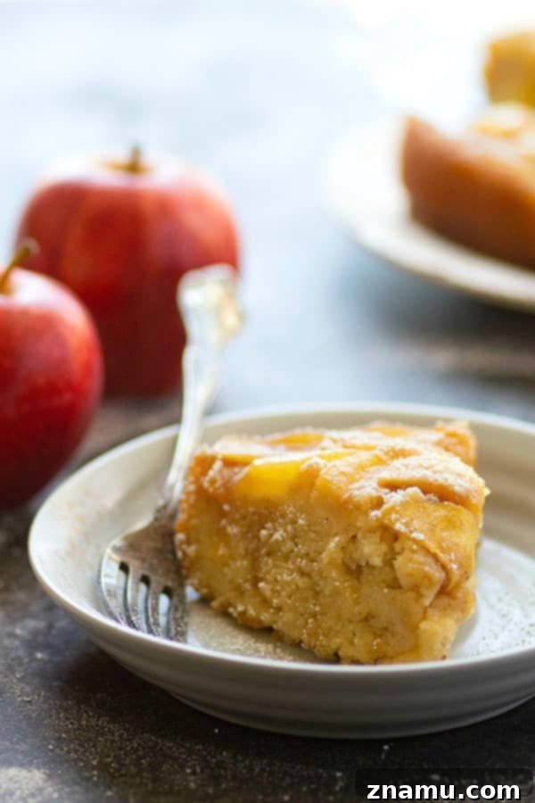 Ricotta Apple Rum Delight 5 Rich ricotta and spiced rum in the cake batter and a caramel apple upside down topping make for an incredible cake duo in this stunning apple rum cake!