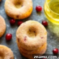 Tangy Cranberry Apple Cider Donuts 7 Baked Cranberry Apple Cider Donuts