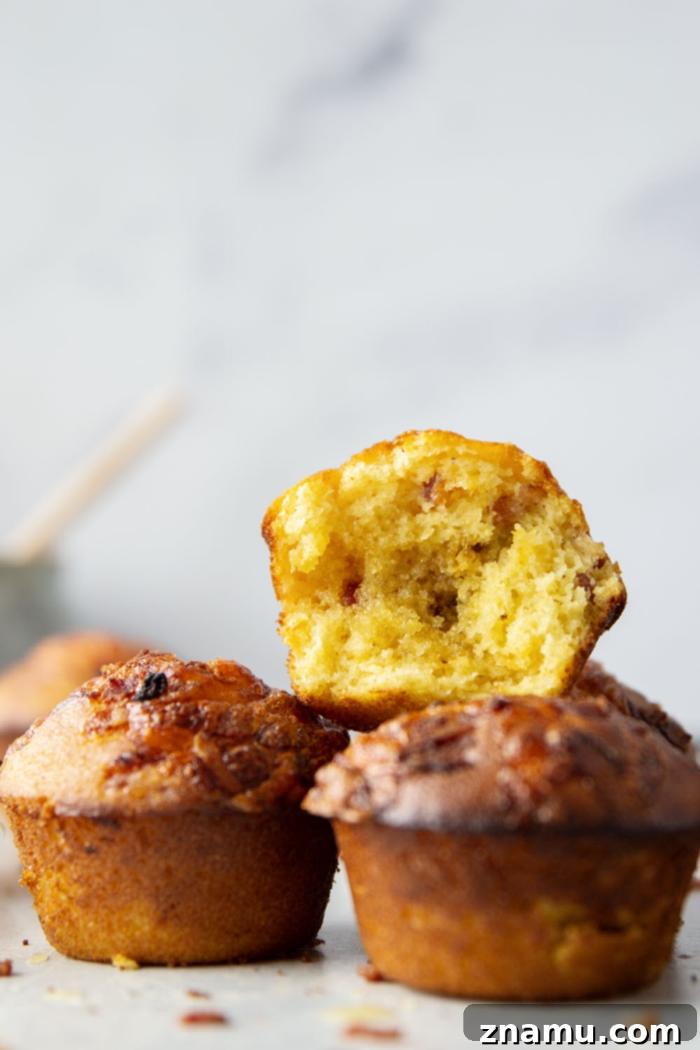 Loaded Bacon Cheddar Cornbread Muffins 5 Delicious Bacon Cheddar Cornbread Muffins, perfect for any meal
