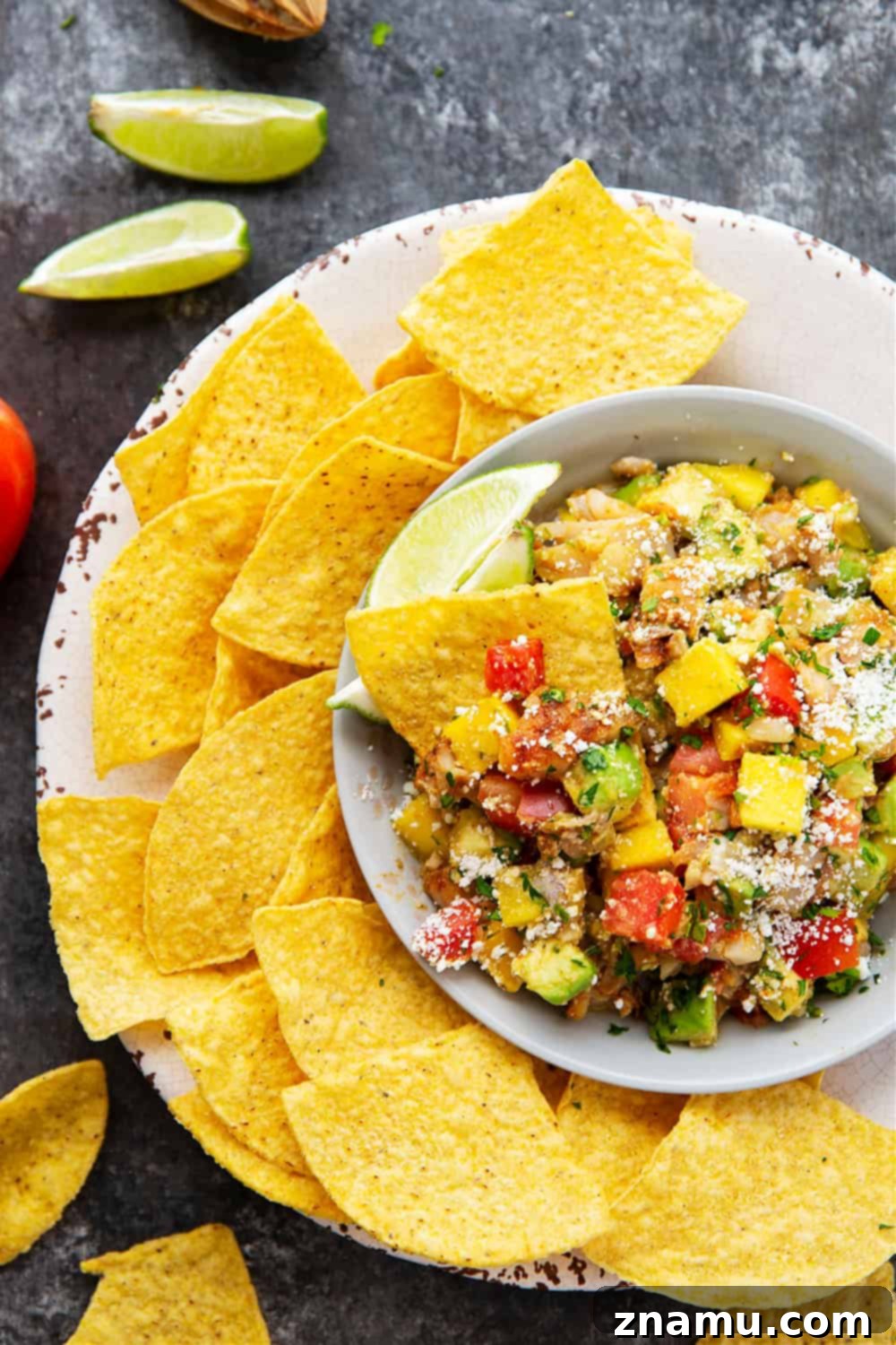 Coastal Smoke Salsa 2 Blackened Fish Taco Salsa: A vibrant, flavor-packed dip loaded with fresh salsa ingredients and perfectly seasoned homemade blackened white fish, perfect for summer.