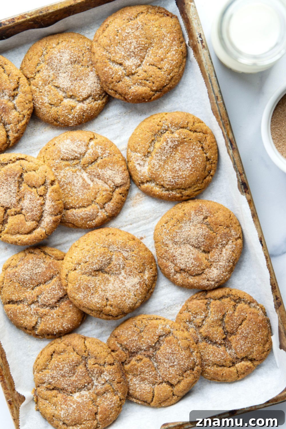Ginger Sparks 5 Classic snickerdoodles and gingerbread cookies collide in these soft and chewy gingerdoodles that are heavenly paired with a cup of coffee!