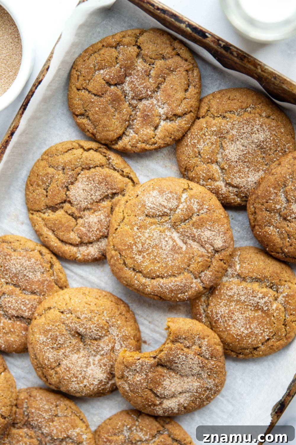 Ginger Sparks 6 Classic snickerdoodles and gingerbread cookies collide in these soft and chewy gingerdoodles that are heavenly paired with a cup of coffee!