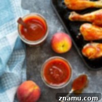 Smoky chipotle peppers and sweet peaches take this chipotle peach BBQ sauce to the next level!