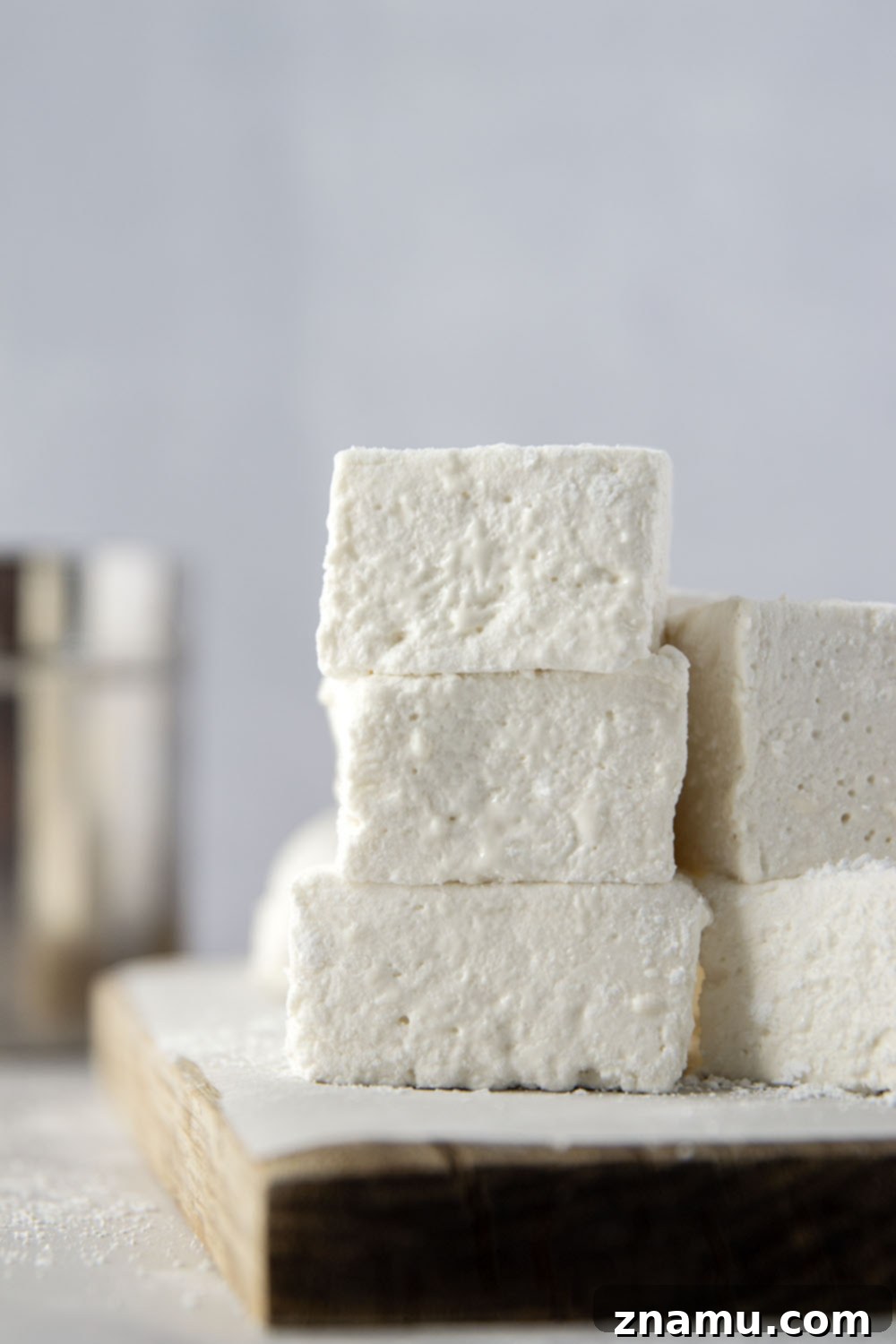 Pillowy Soft Homemade Marshmallows 6 Super easy homemade marshmallows that are flavored with honey and do not contain corn syrup! These marshmallows are as soft as clouds and taste even better than store-bought.