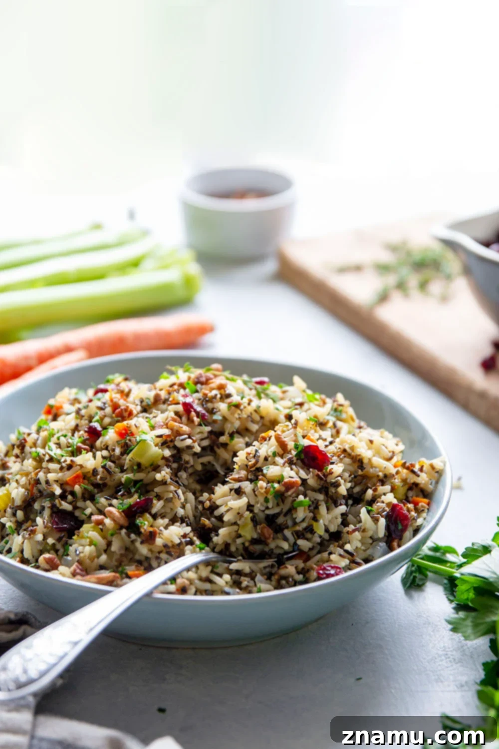 Easy Instant Pot Wild Rice Pilaf 3 Instant pot wild rice pilaf comes together in minutes and is the easiest side dish to have up your sleeve for holiday dinners!