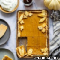 Easy Sheet Pan Pumpkin Pie Bars 8 Made entirely in a sheet pan and built to feed a crowd, this sheet pan pumpkin pie is the perfect way to serve pumpkin pie for a crew and is so much easier than the traditional pie!