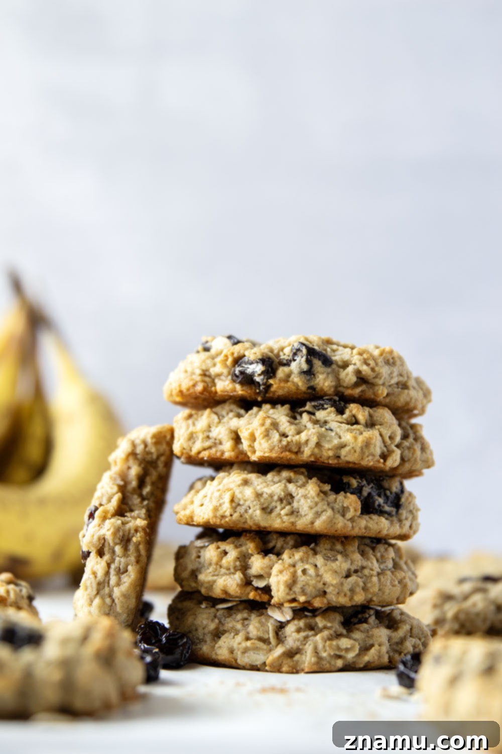 Delicious Banana Cherry Oatmeal Cookies 5 A bowl of mashed ripe bananas, illustrating the ideal ripeness for baking to achieve maximum flavor and moisture.