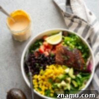 Spicy Blackened Salmon Salad with Chipotle Ranch 8 Flavorful blackened salmon and a spicy chipotle ranch dressing dress up this loaded blackened salmon salad into one impressive lunch or dinner that can be prepped ahead of time!