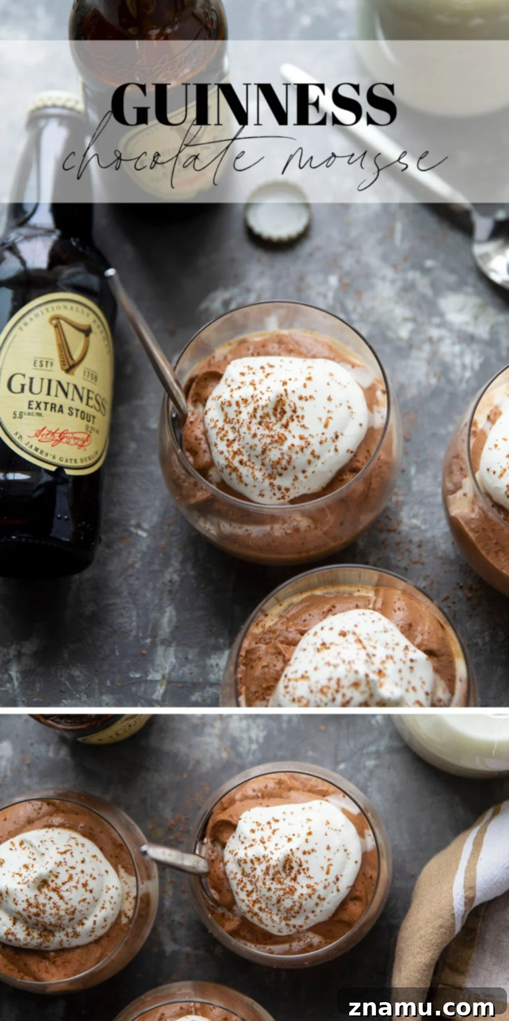 Decadent Guinness Chocolate Mousse 7 Experience pure indulgence with this easy, incredibly fluffy Guinness chocolate mousse – a perfect chocolate fix with a subtle twist.