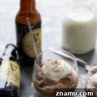 Decadent Guinness Chocolate Mousse 8 Incredibly fluffy and loaded with rich chocolate and just a touch of Guinness flavor, this Guinness chocolate mousse is easy to make and the perfect chocolate fix.