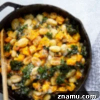 Roasted Butternut Garlic Gnocchi 8 Roasted Garlic Butternut Squash and Gnocchi Skillet
