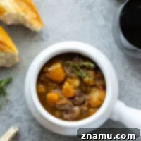 Hearty Chipotle Butternut Beef Braise 8 Sweet butternut squash and spicy chipotle add so many layers of flavor to this hearty butternut squash beef stew! It's made entirely in one pot and will make your house smell incredible.
