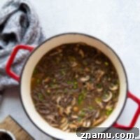 This flavorful miso mushroom noodle soup features sauteed mushrooms and tender soba noodles in a rich miso broth. - the perfect weeknight soup that's ready in 40 minutes!