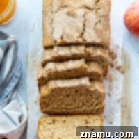 Apple Cider Donut Bread, a moist and spiced fall quick bread