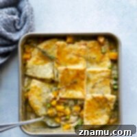 Comforting Turkey Butternut Squash Pot Pie 8 Loaded with tender butternut squash and turkey, this turkey butternut squash pot pie is the perfect way to transform turkey leftovers into a homey, comforting dinner!