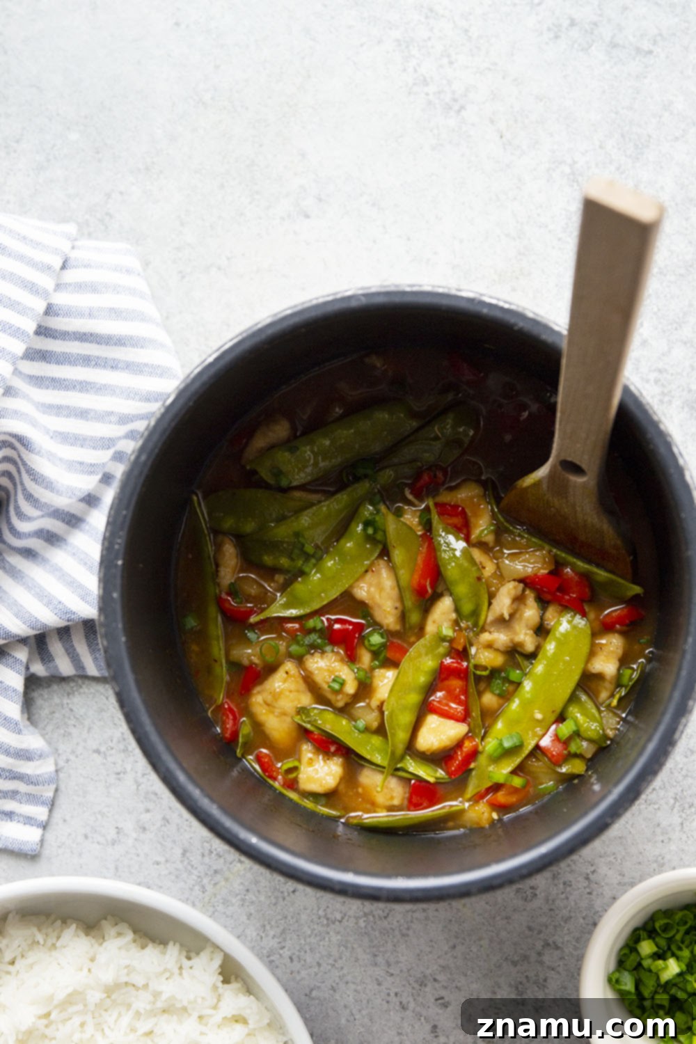 Instant Pot Sweet Heat Chicken 3 Made entirely in the instant pot, this sweet fire chicken is loaded with tender chicken cubes and vegetables in the most incredible sweet and fiery chili sauce.