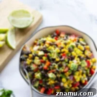 Vibrant Black Bean Corn Fiesta with Jalapeño Zing 8 Mexican Black Bean Corn Salad with Jalapeno Dressing