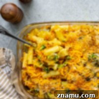 Creamy Broccoli Cheddar Pasta Bake 8 Everything you love about broccoli cheddar soup is piled into this cozy broccoli cheddar pasta bake! Ready in less than an hour and sure to become a regular on any dinner rotation.