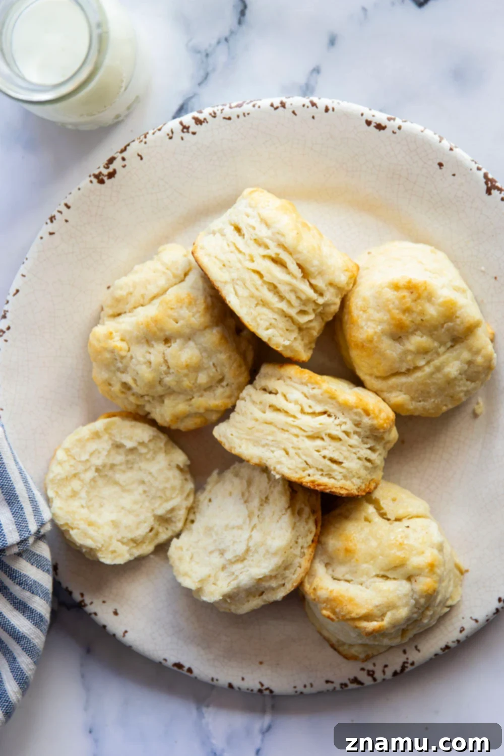 Velvet Southern Buttermilk Biscuits 3 These Southern buttermilk biscuits come together in minutes with only a handful of basic ingredients and feature tons of buttery, flaky layers!