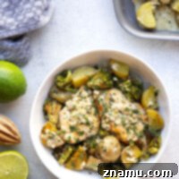 Flavorful Cilantro Lime Chicken & Roasted Veggies 8 Creamy Cilantro Lime Chicken with Baby Potatoes and Broccoli