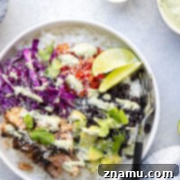 Delicious Blackened Salmon Taco Bowls