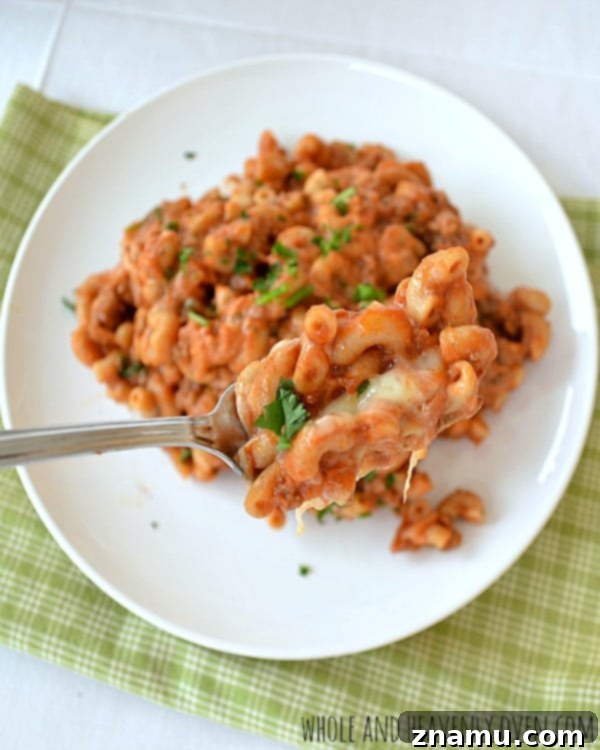 Chili Macaroni and Cheese Skillet 5 Freshly cooked Skillet Chili Macaroni & Cheese in a large skillet