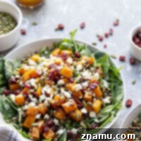 Spice-roasted butternut squash, tender lentils, and a sweet maple dressing are the perfect fall trio of flavors in this hearty butternut squash lentil salad. Easy to meal prep for lunches or dinners!