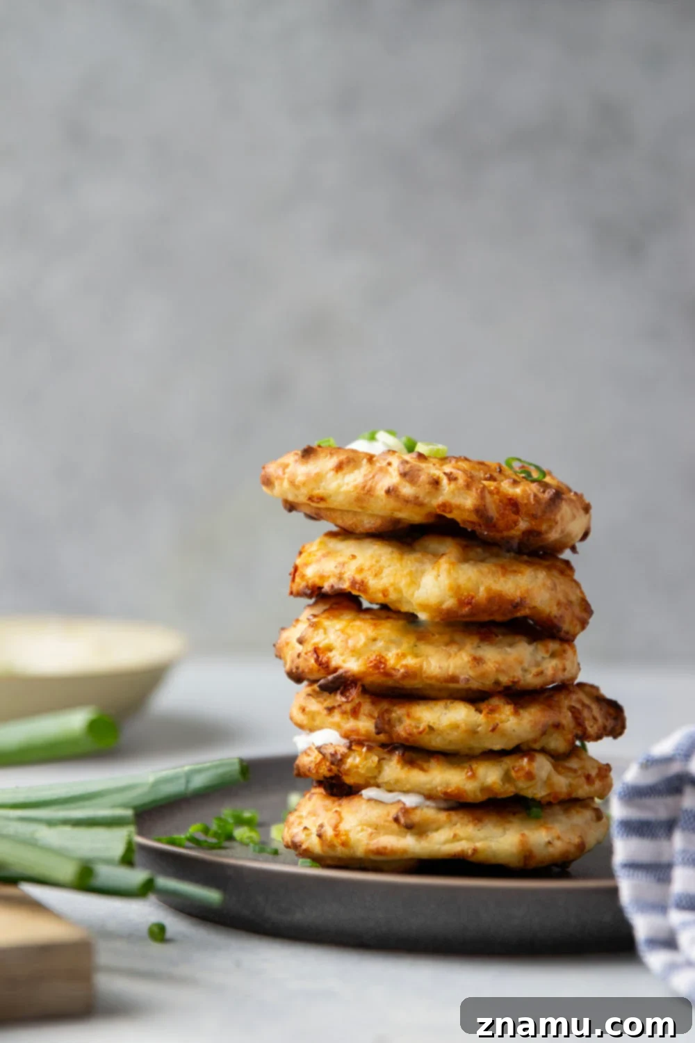 Crispy Air Fryer Mashed Potato Cakes 5 Ingredients for Air Fryer Mashed Potato Cakes.