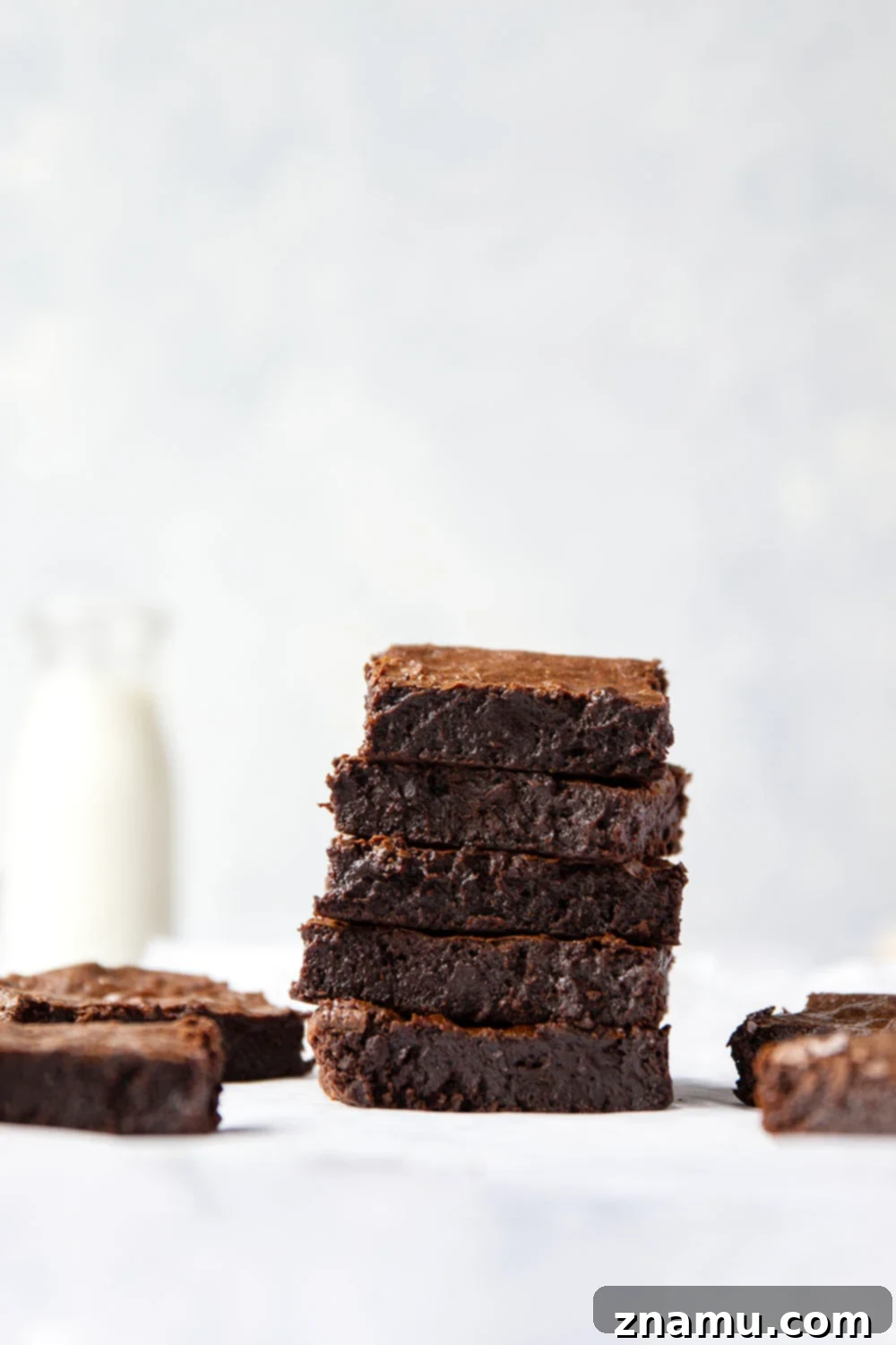 Espresso Fudge Brownies 2 Rich espresso and chocolate are the perfect duo in these thick and fudgy espresso brownies!