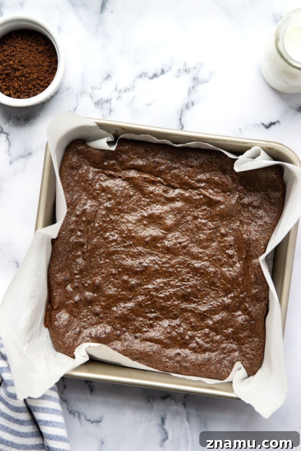 Espresso Fudge Brownies 3 Rich espresso and chocolate are the perfect duo in these thick and fudgy espresso brownies!